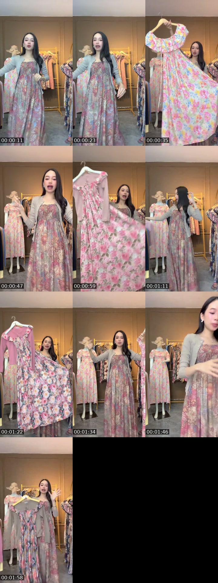 TikTok live: Marion long dress by @sirrin_girls