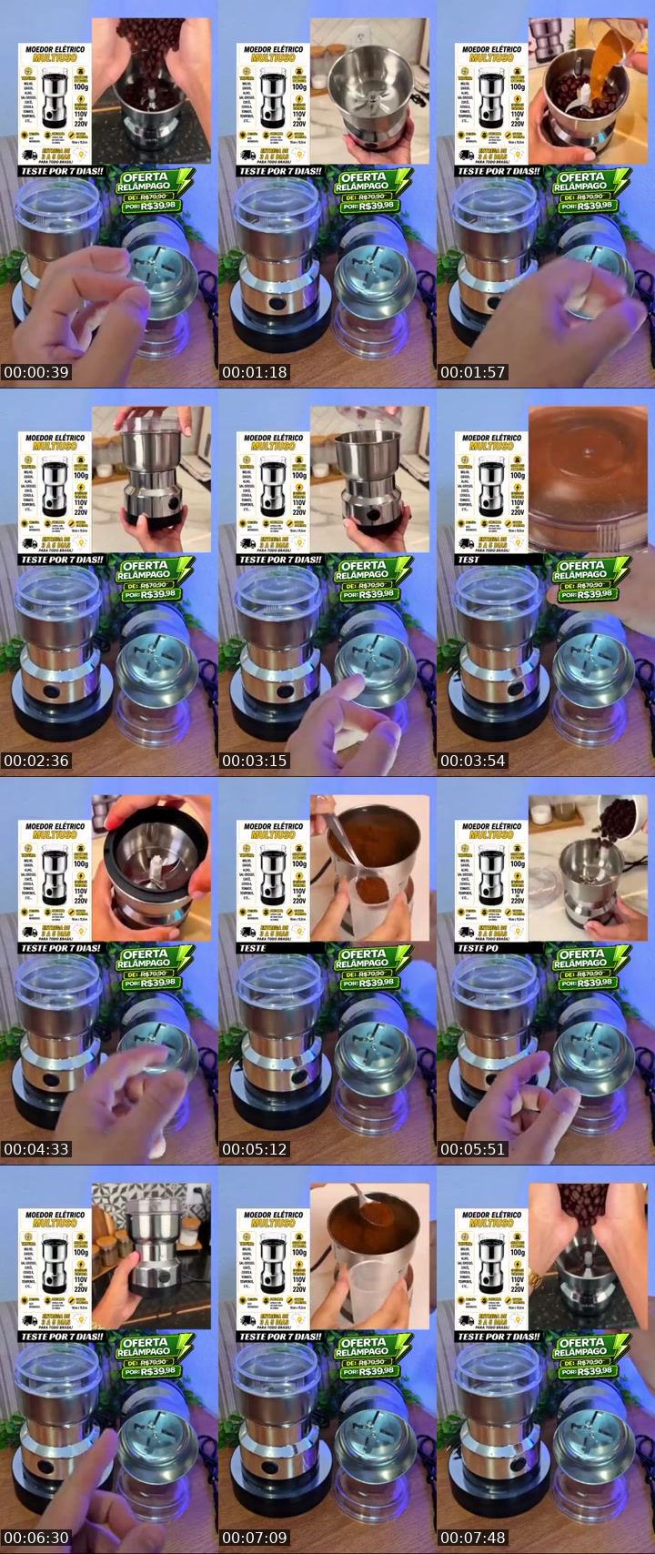 Brazil TikTok live: MOEDOR ELÉTRICO DE CAFÉ ALHO by @perolashoptiktok