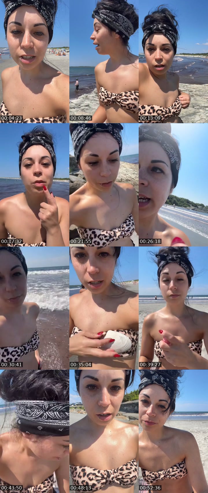 TikTok live: Foxy @ the beach ☀️ by @foxyr0xxy