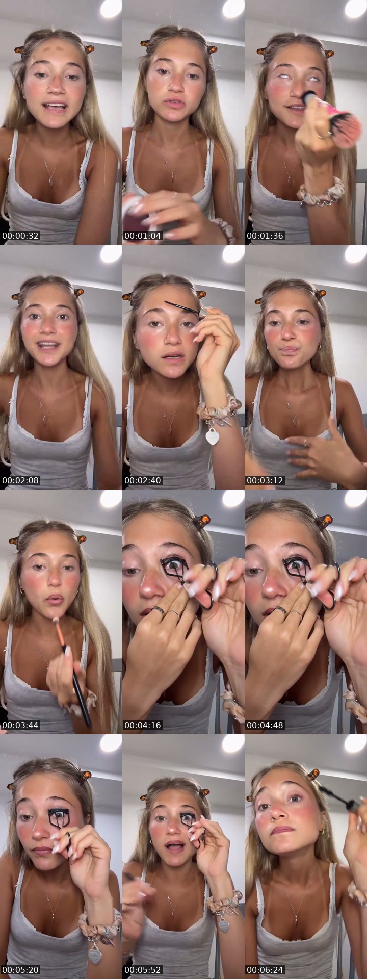 TikTok live: grwm by @allegrasgrwm