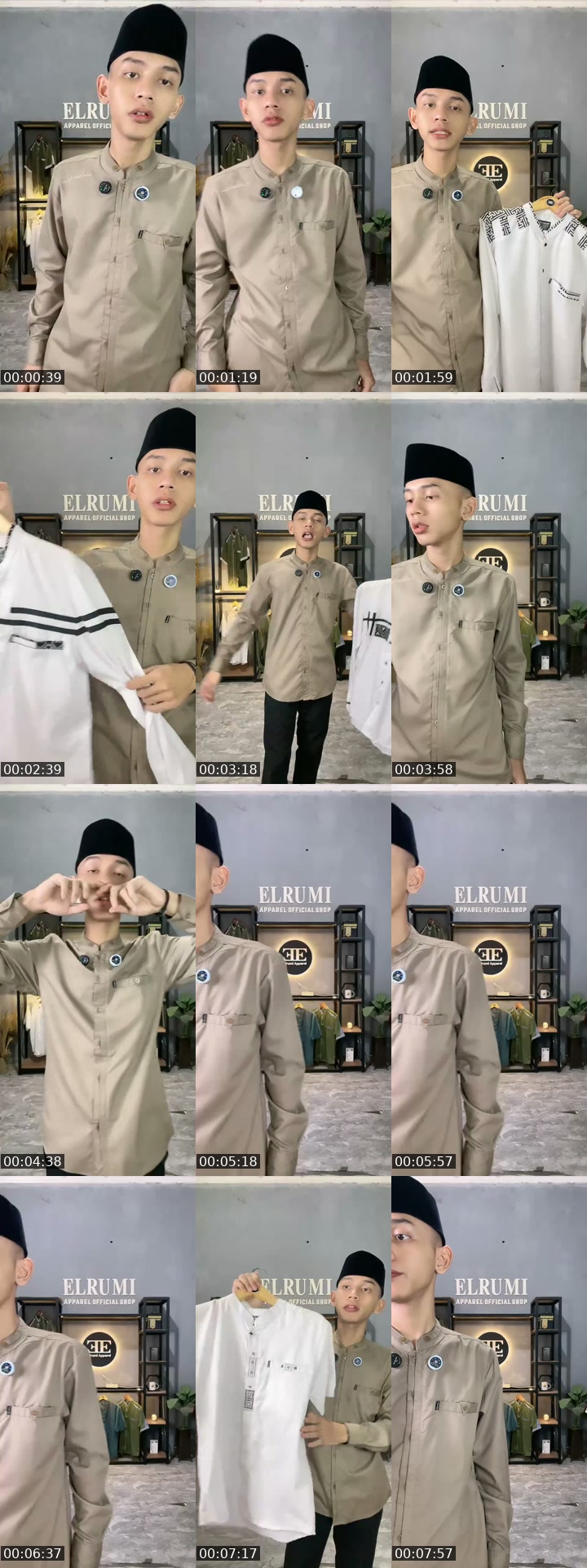 TikTok live: Promo baju koko pria by @elrumi_apparel_official