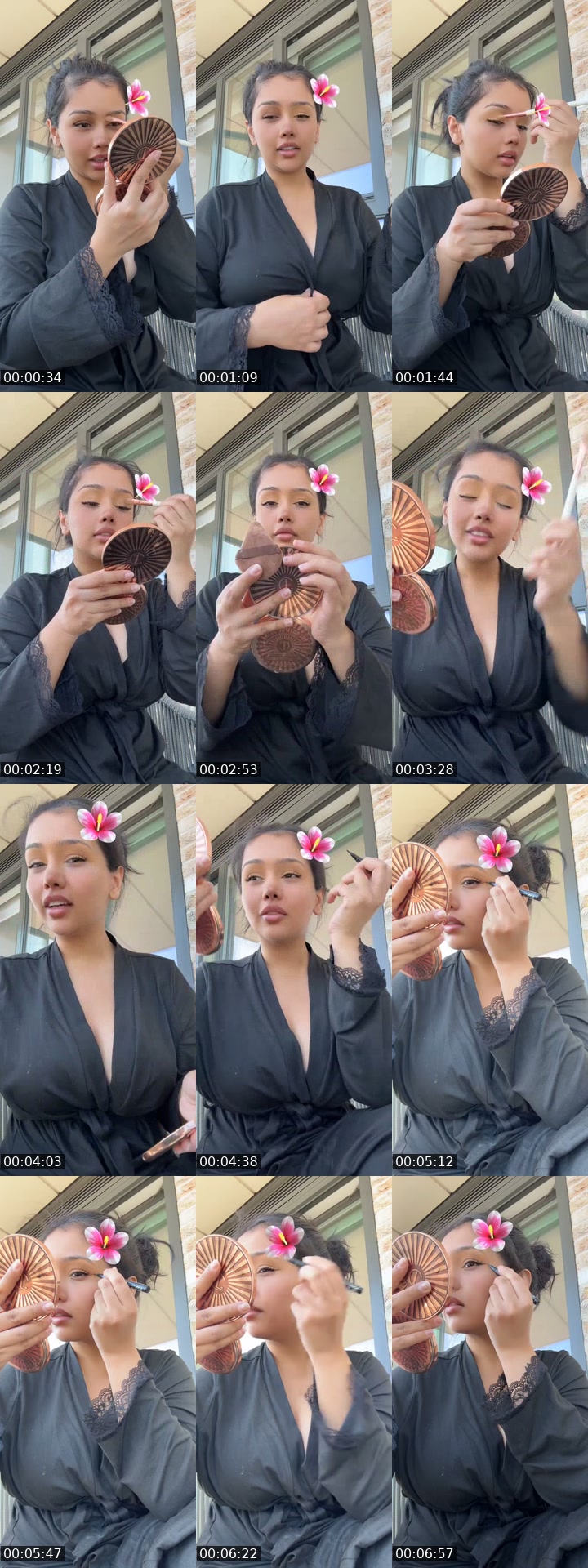 TikTok live: Doing my makeup on live by @tamxbegumx