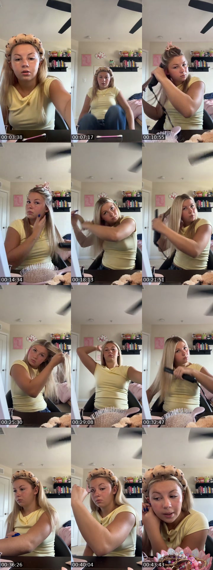 TikTok live: grwm and chatt by @ibelieveinunicornssss222