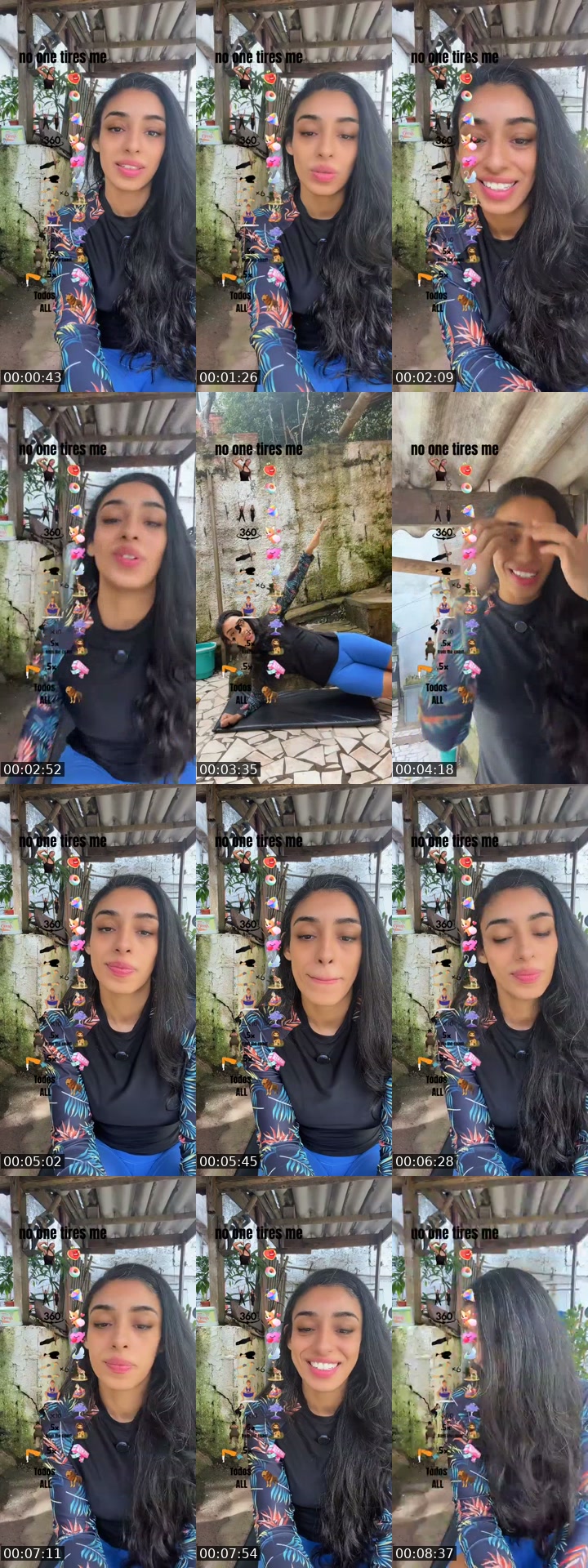 Brazil TikTok live: Live de atividade física by @moana_santos00