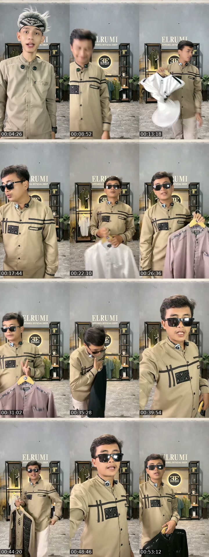 TikTok live: Promo baju koko pria by @elrumi_apparel_official