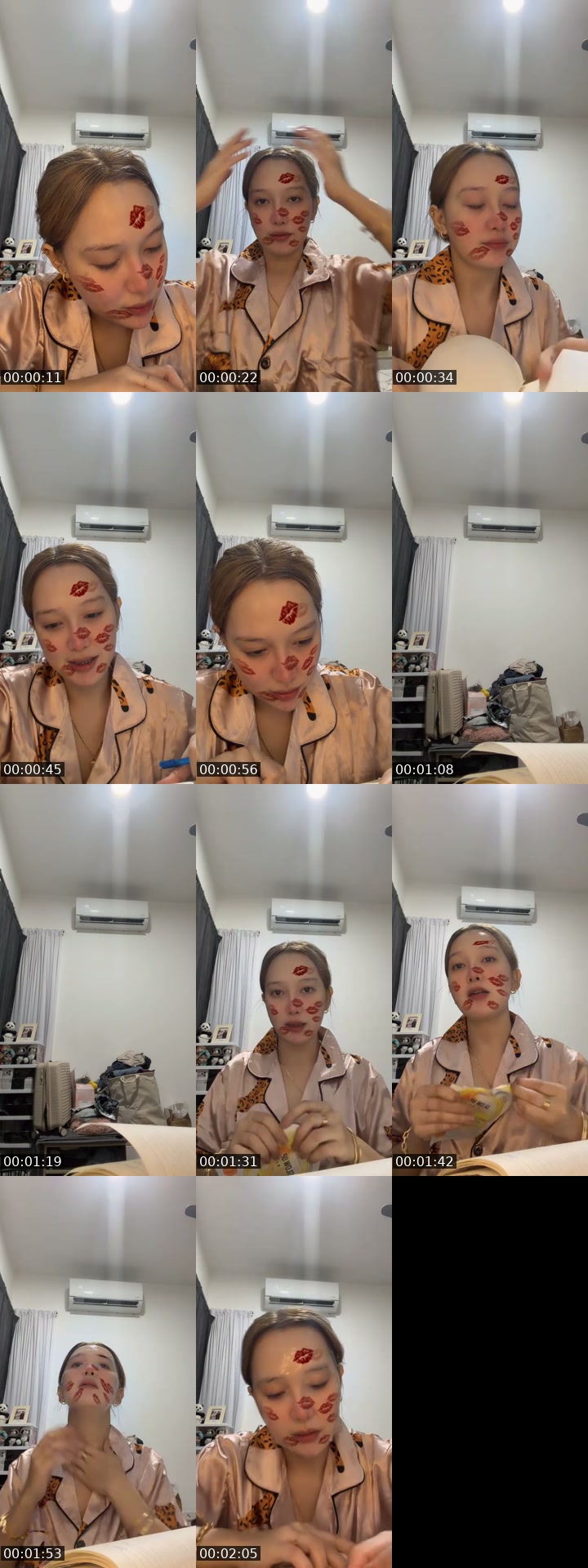 TikTok live: Feather hair extension promo by @yhangkiehairstudio