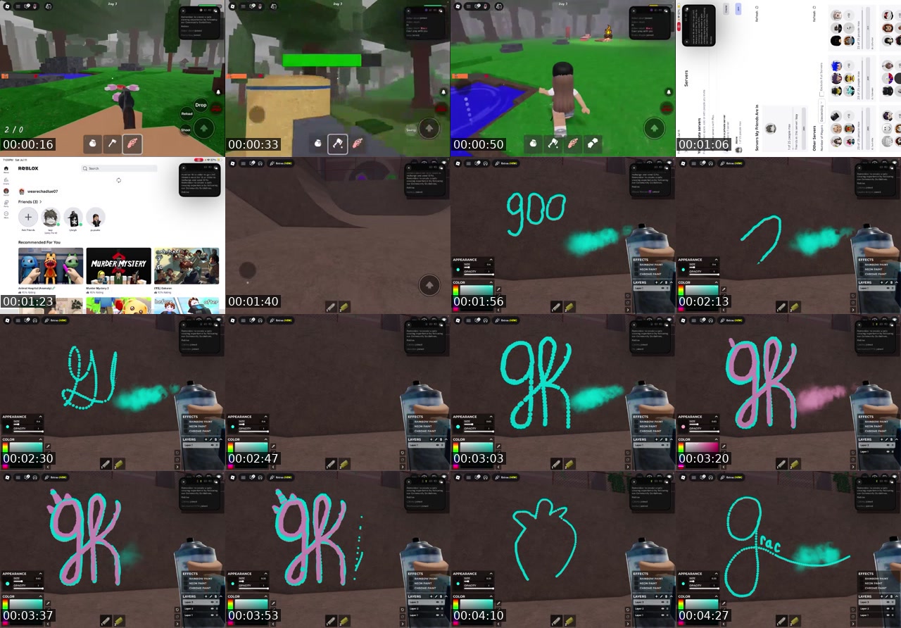 TikTok live: 99 nights by @pupcakeunicornsparkles