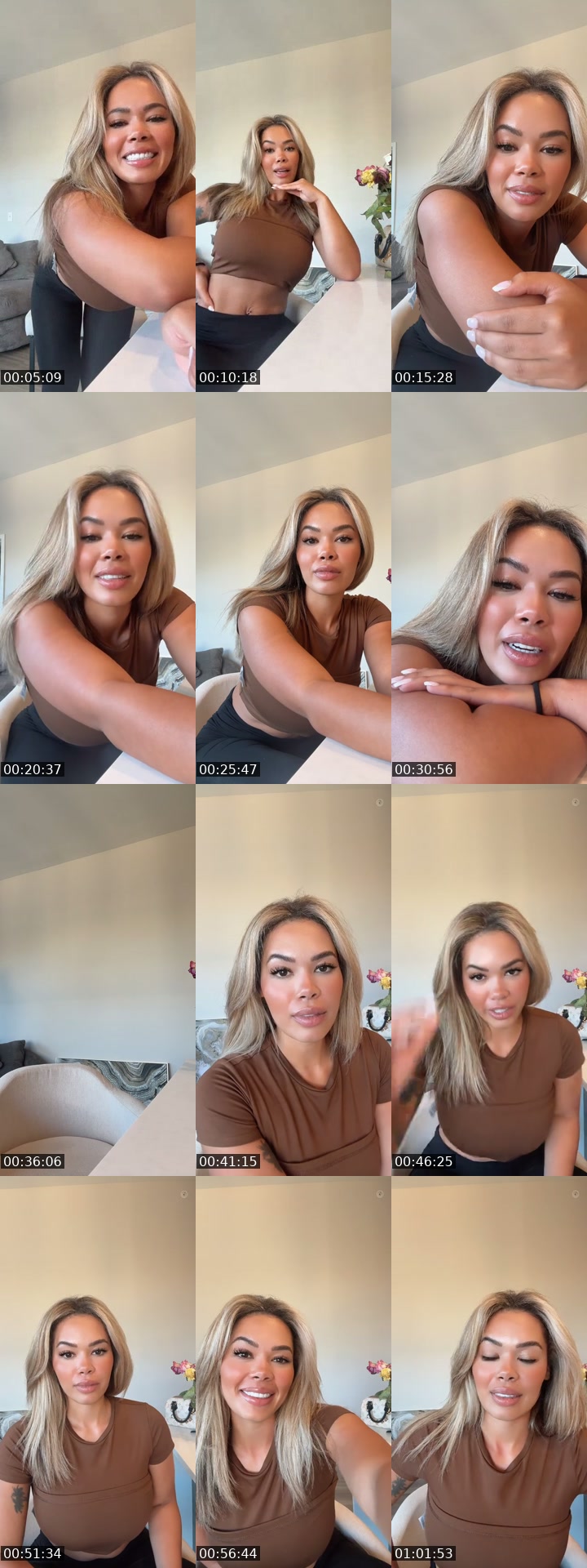 TikTok live: New hair, show love by @natalielaneeb