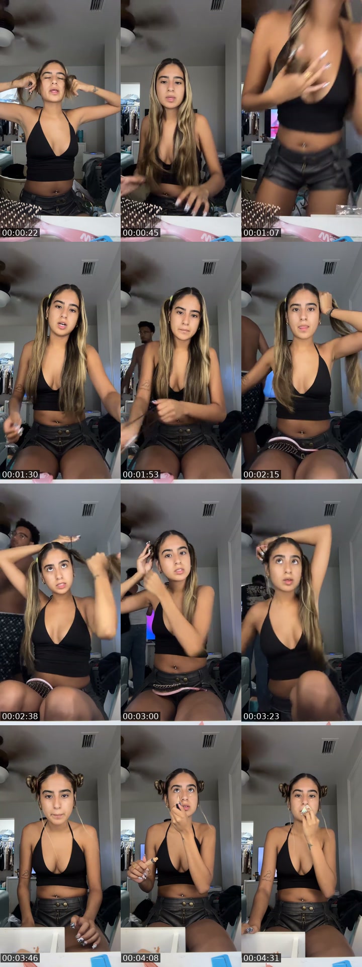 TikTok live: OF dropped 🙈🩵 by @jazz.alvarezz