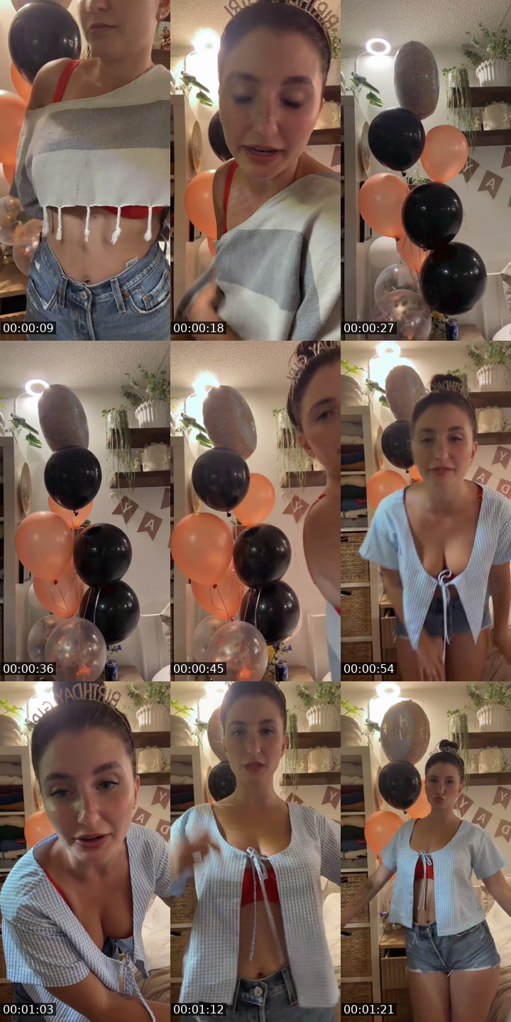 TikTok live: spoil me, it’s my birthday! by @honeydollwest