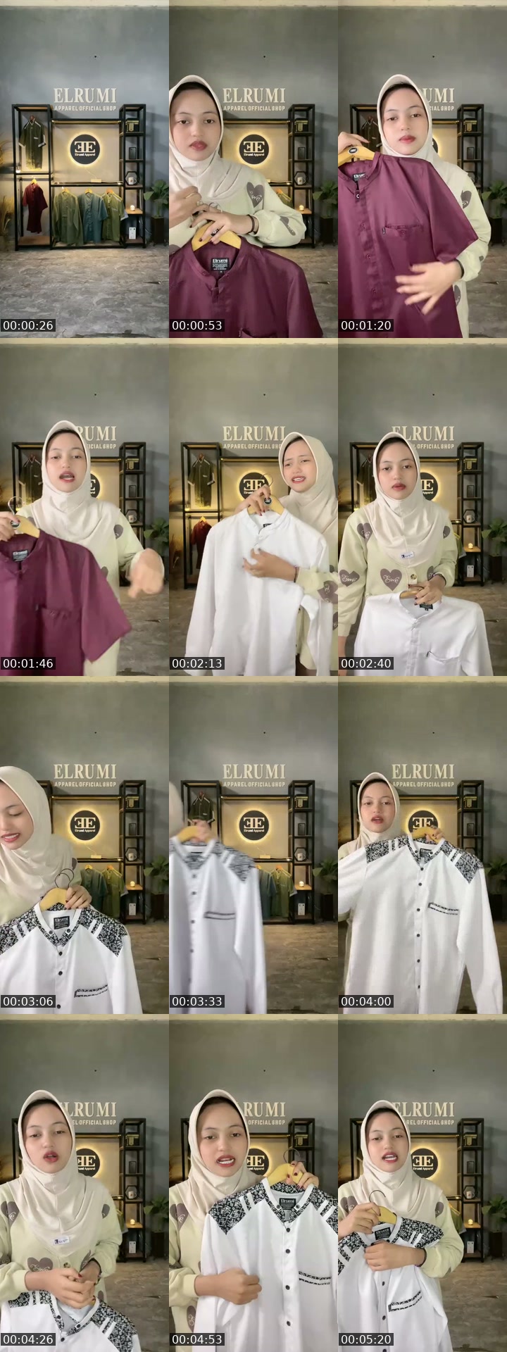 TikTok live: Promo baju koko pria by @elrumi_apparel_official