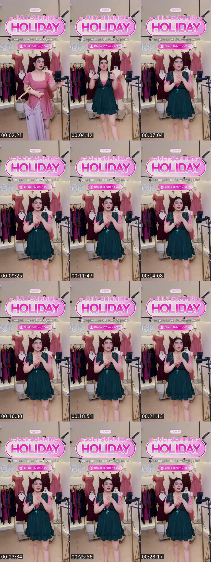 TikTok live: DISKON PROMO🥳 by @qigerie