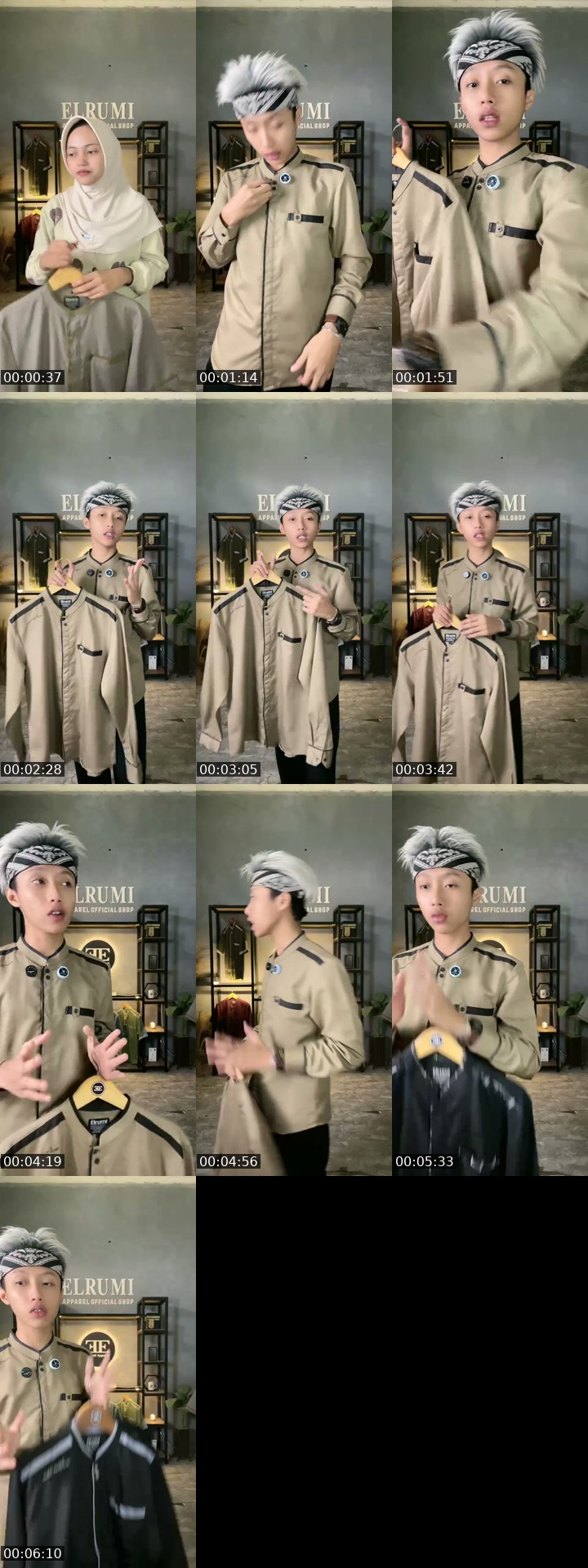 TikTok live: Promo baju koko pria by @elrumi_apparel_official