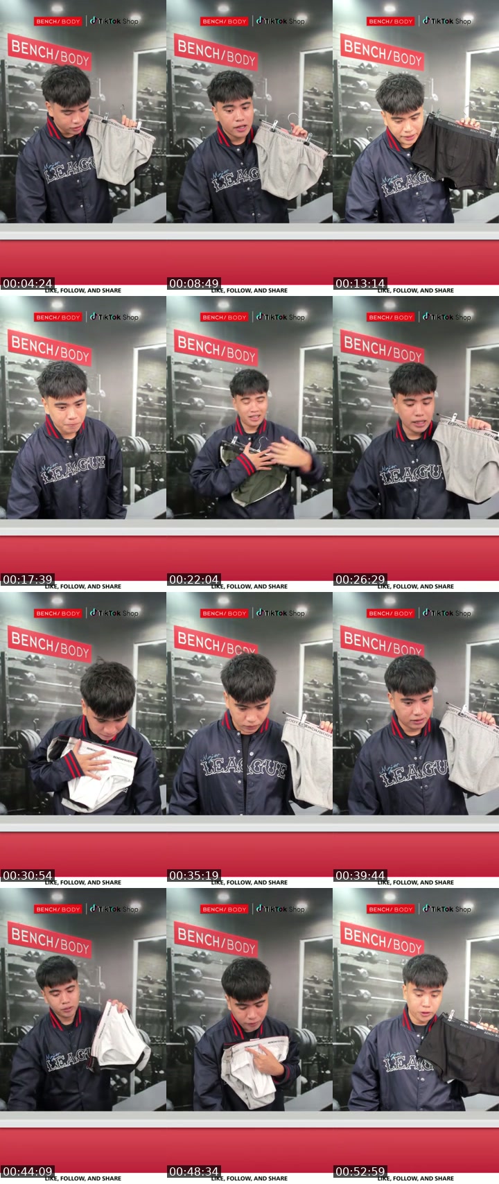 Philippines TikTok live: Bench Body Essentials LIVE by @benchbody.ph