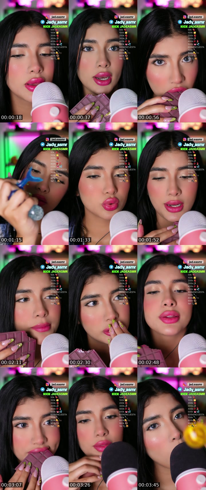 TikTok live: #ASMR by @jadylovve