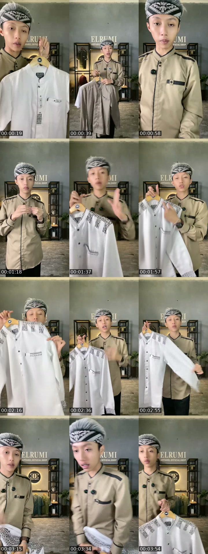 TikTok live: Promo baju koko pria by @elrumi_apparel_official