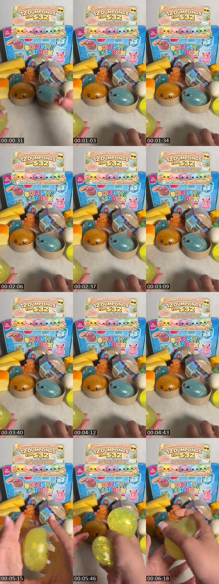 TikTok live: Squishy Mania!! by @tiktokfindsbybeauty