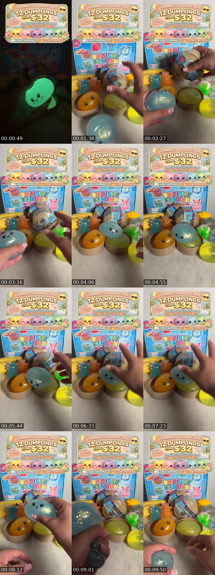TikTok live: Squishy Mania!! by @tiktokfindsbybeauty