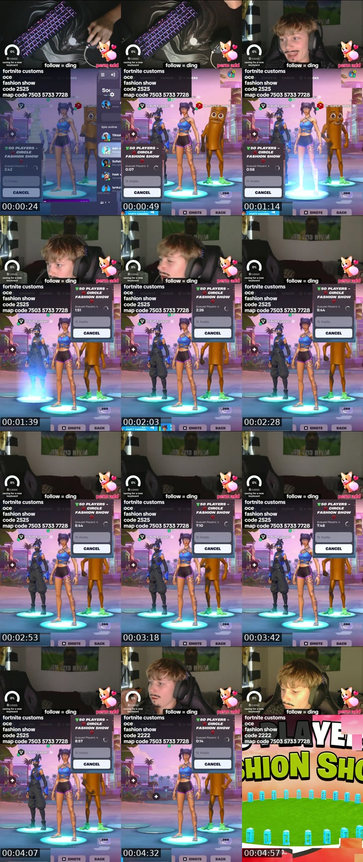 TikTok live: fortnite customs by @blosyistuff