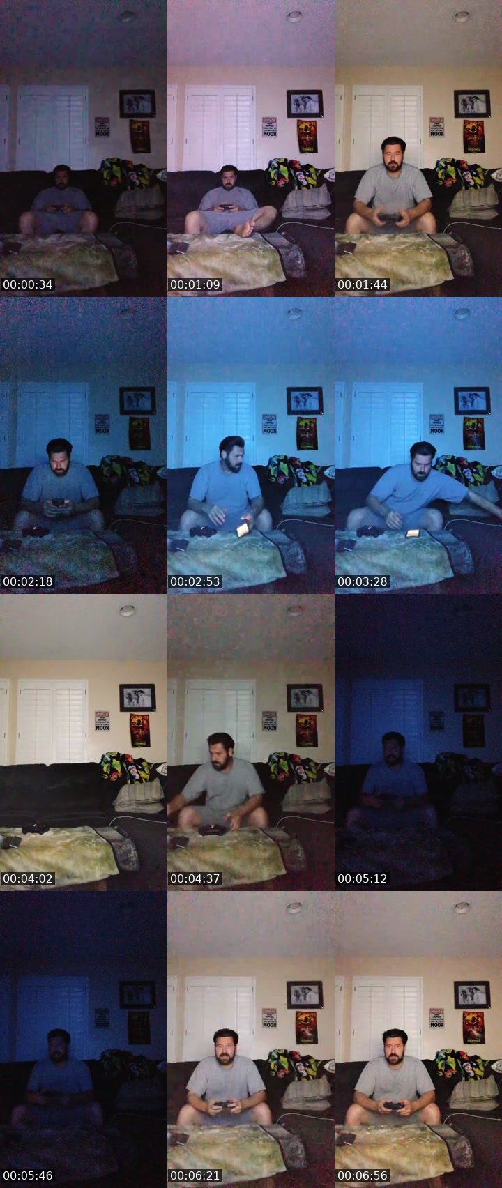 TikTok live: Marvel Rivas on projector by @vikingfootgod