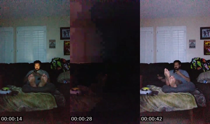 TikTok live: Marvel Rivas on projector by @vikingfootgod