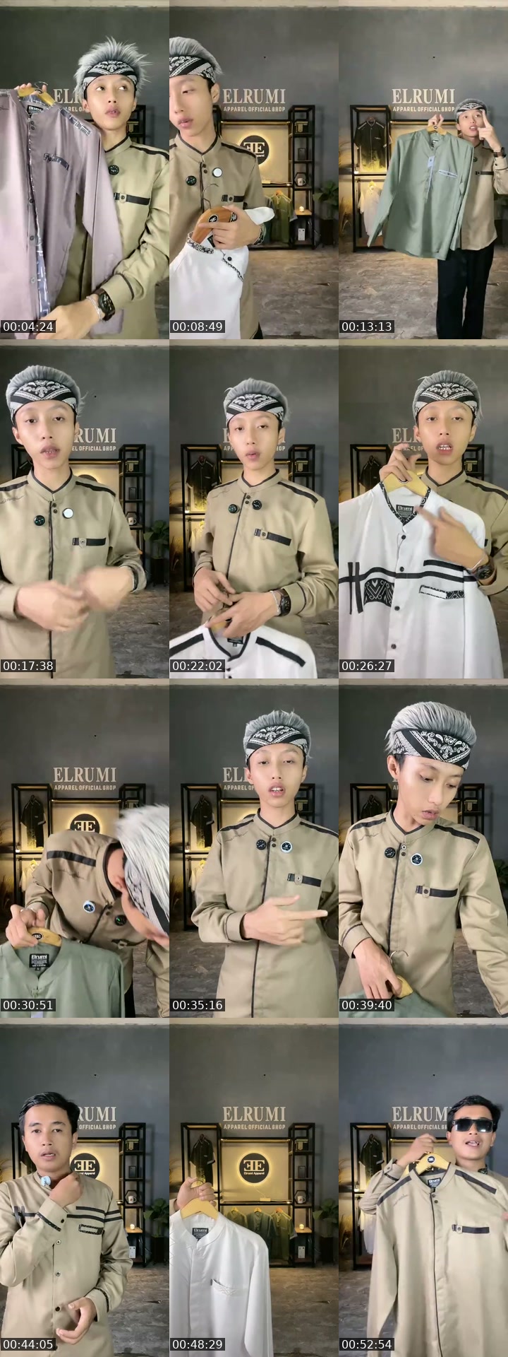 TikTok live: Promo baju koko pria by @elrumi_apparel_official