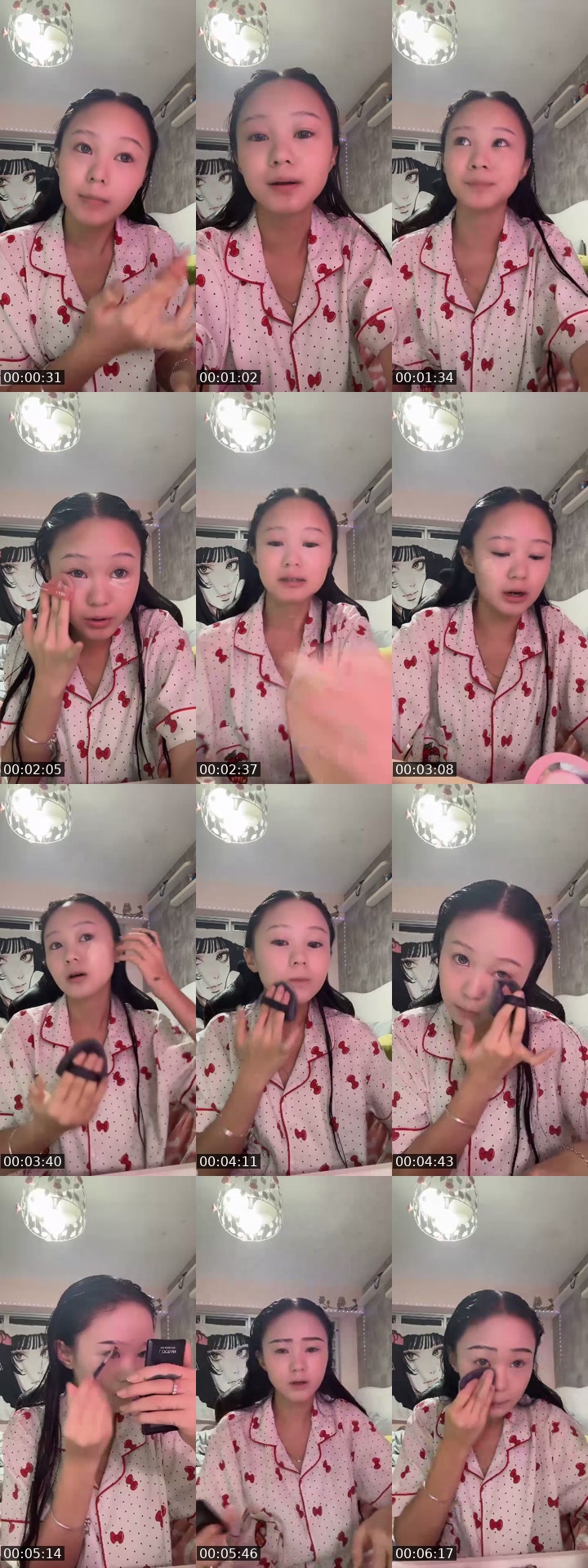 TikTok live: grwm by @unun_eyy