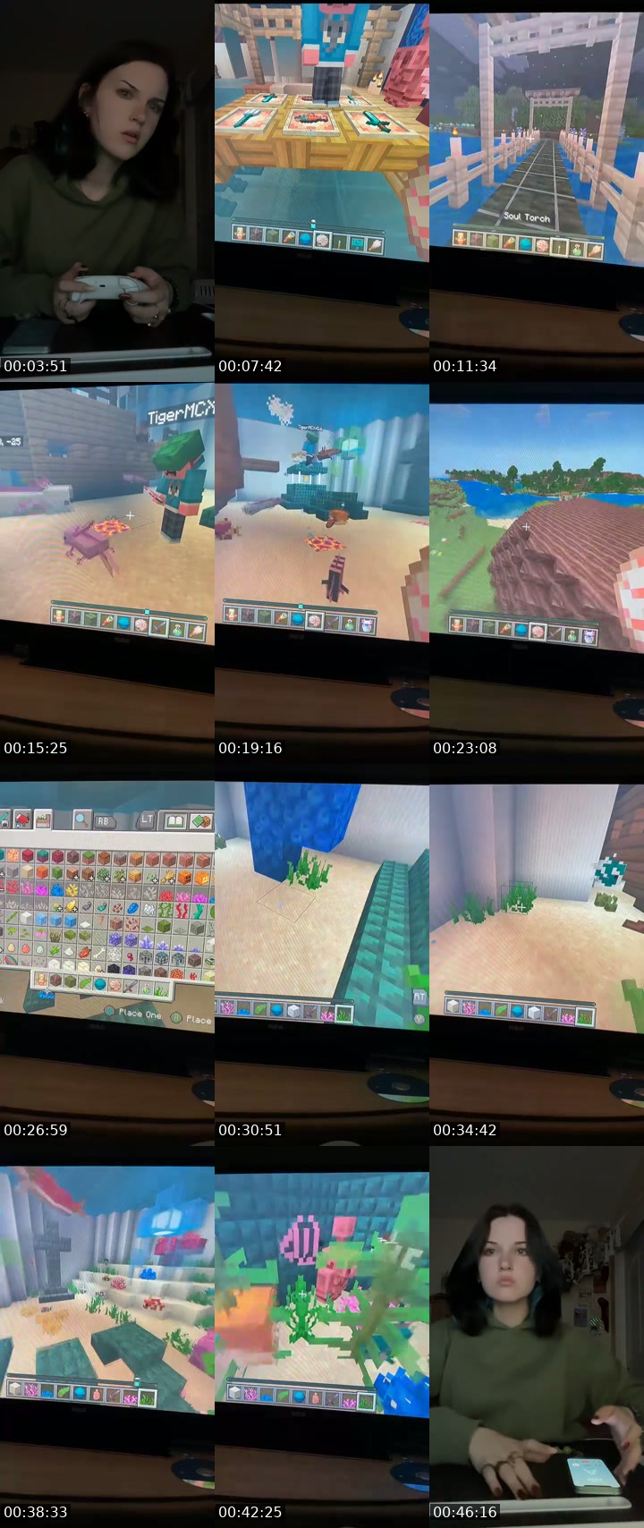 United States TikTok live: Chats  Minecraft Buildin’ by @gr33n.t3a.bb