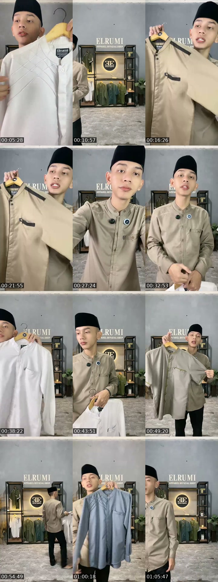 TikTok live: Promo baju koko pria by @elrumi_apparel_official