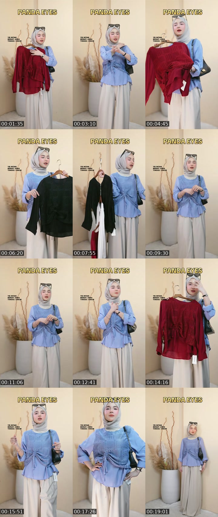 Past TikTok live: BAJU DESIGN BARU JOM MASUK by @pandaeyesofficialstore