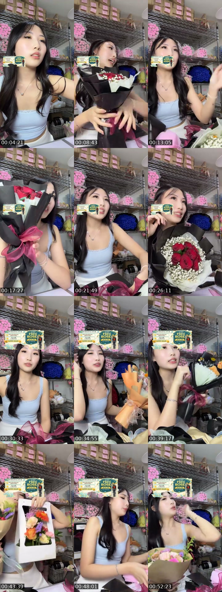 @flowershopsg TikTok live from 2026-07-12