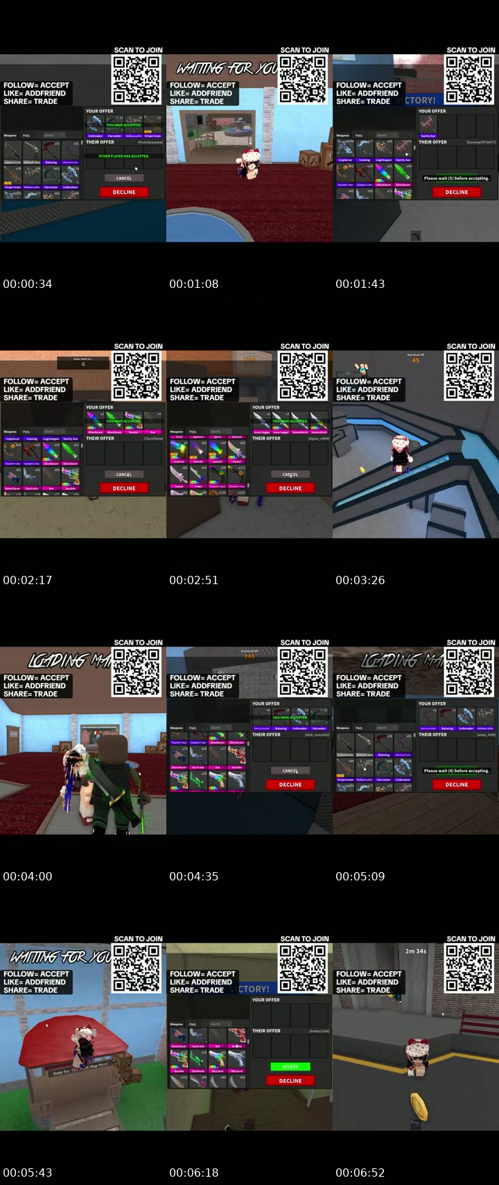 TikTok live: mm2 giveaway everyone 67+ by @clvzmm2