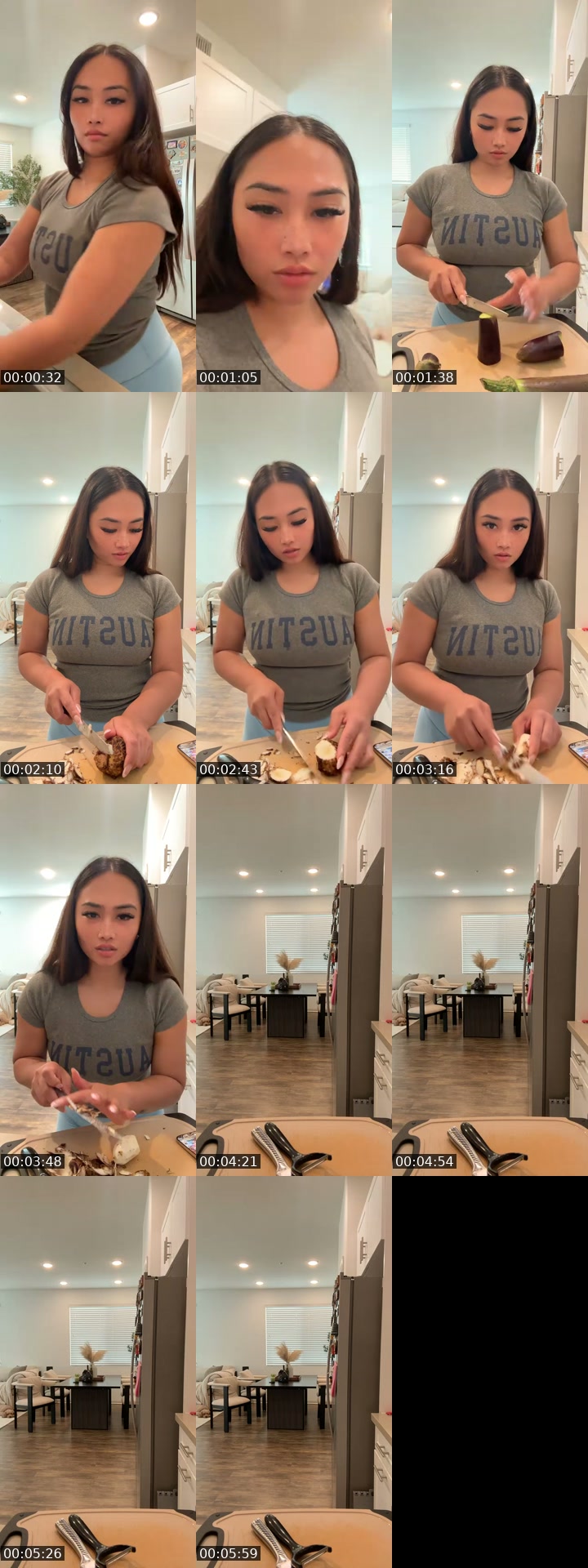 TikTok live: Making sinigang ( Filipino soup) by @monicajcruzz