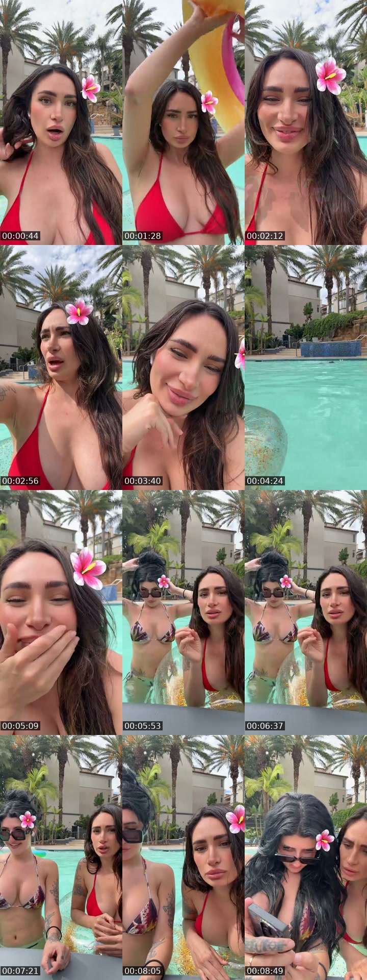 TikTok live: 🐇🌸Pool day🌸🐇 by @eleneanickola
