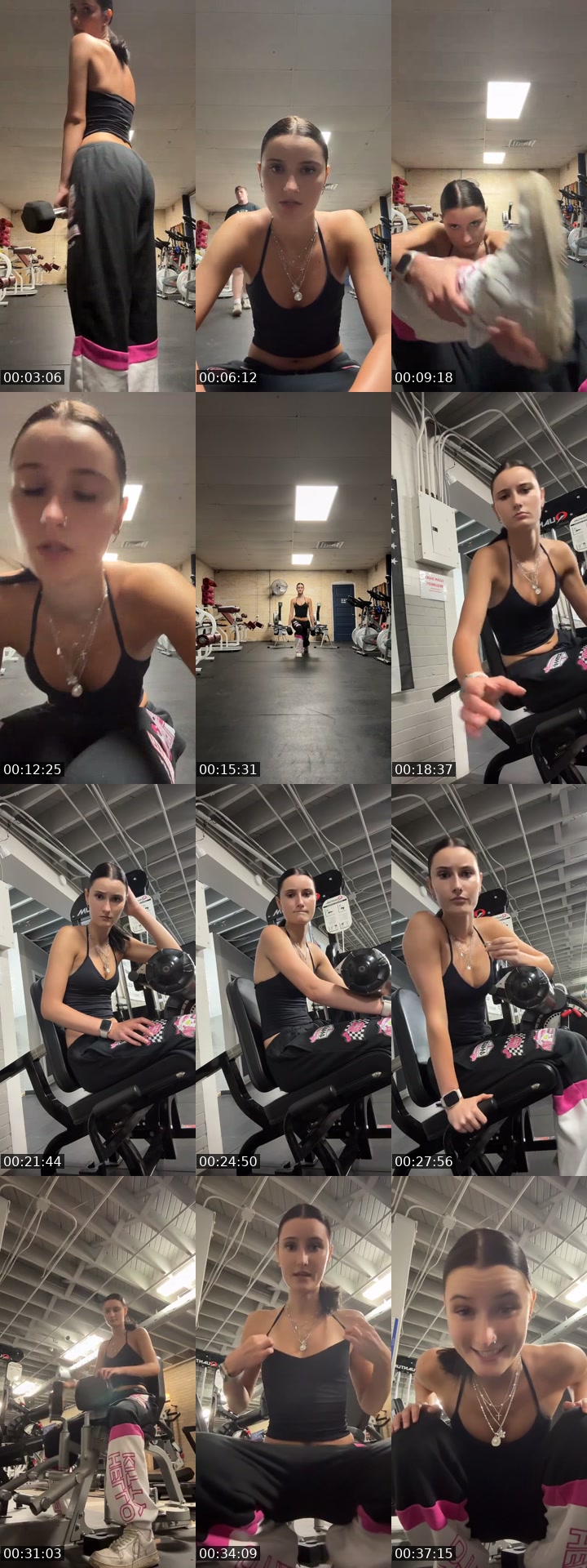 TikTok live: Gym timee by @mainly.vanessa