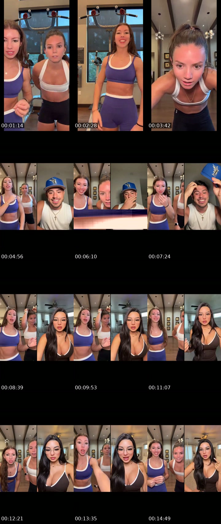 TikTok live: SISTER AB WORKOUT/GYM LIVE by @rachandjayfitness