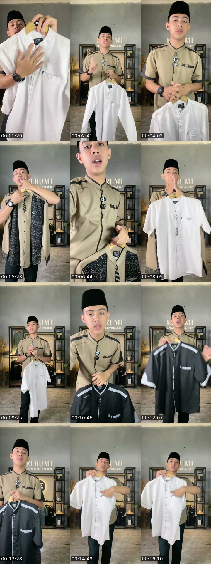 TikTok live: Promo baju koko pria by @elrumi_apparel_official