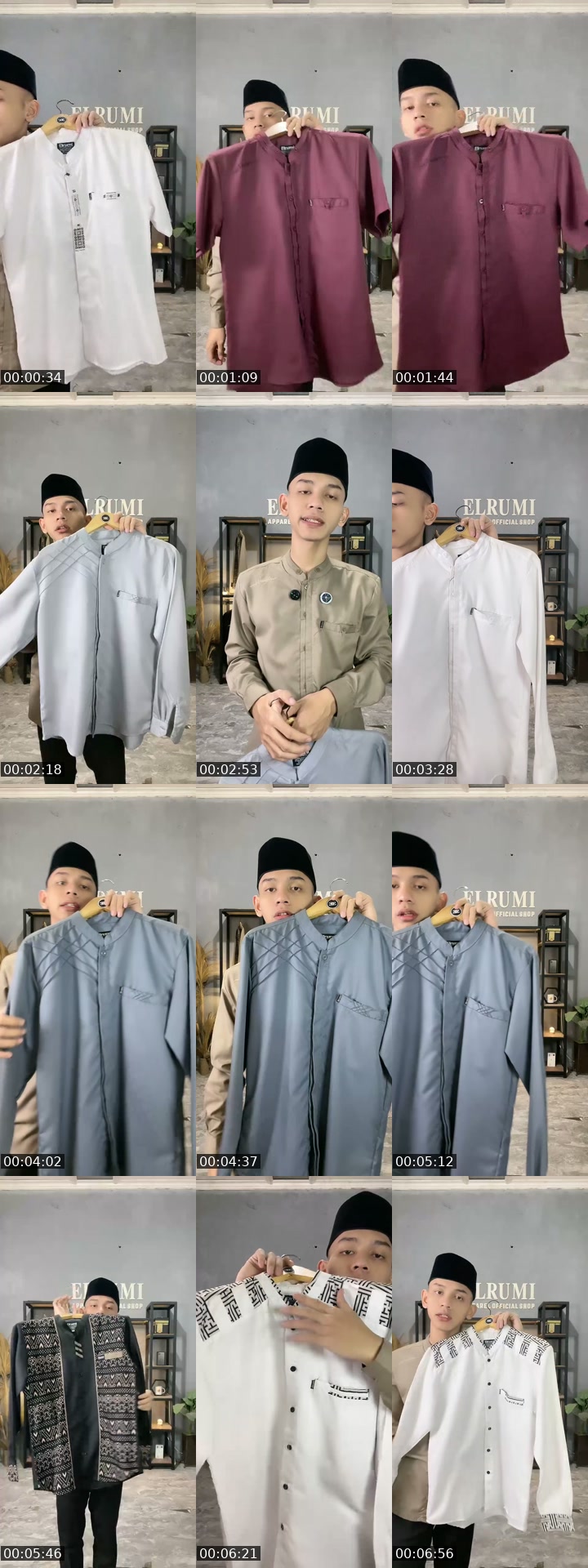 TikTok live: Promo baju koko pria by @elrumi_apparel_official