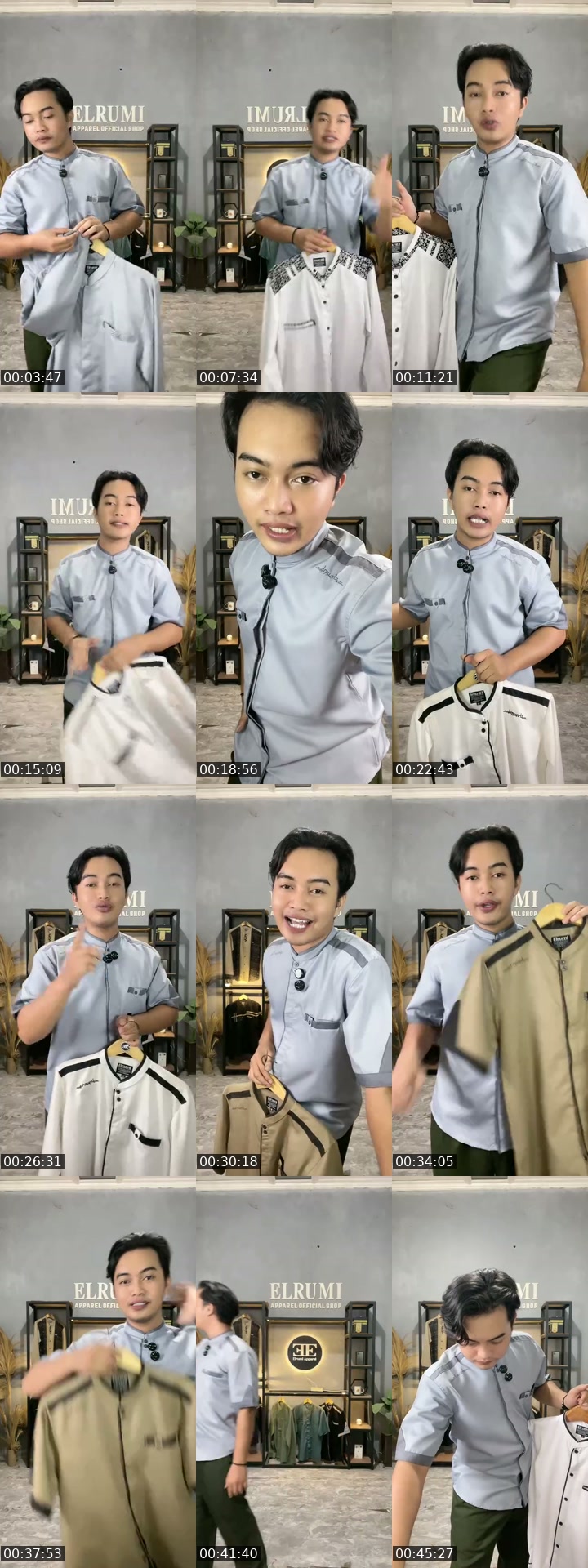 TikTok live: Promo baju koko pria by @elrumi_apparel_official