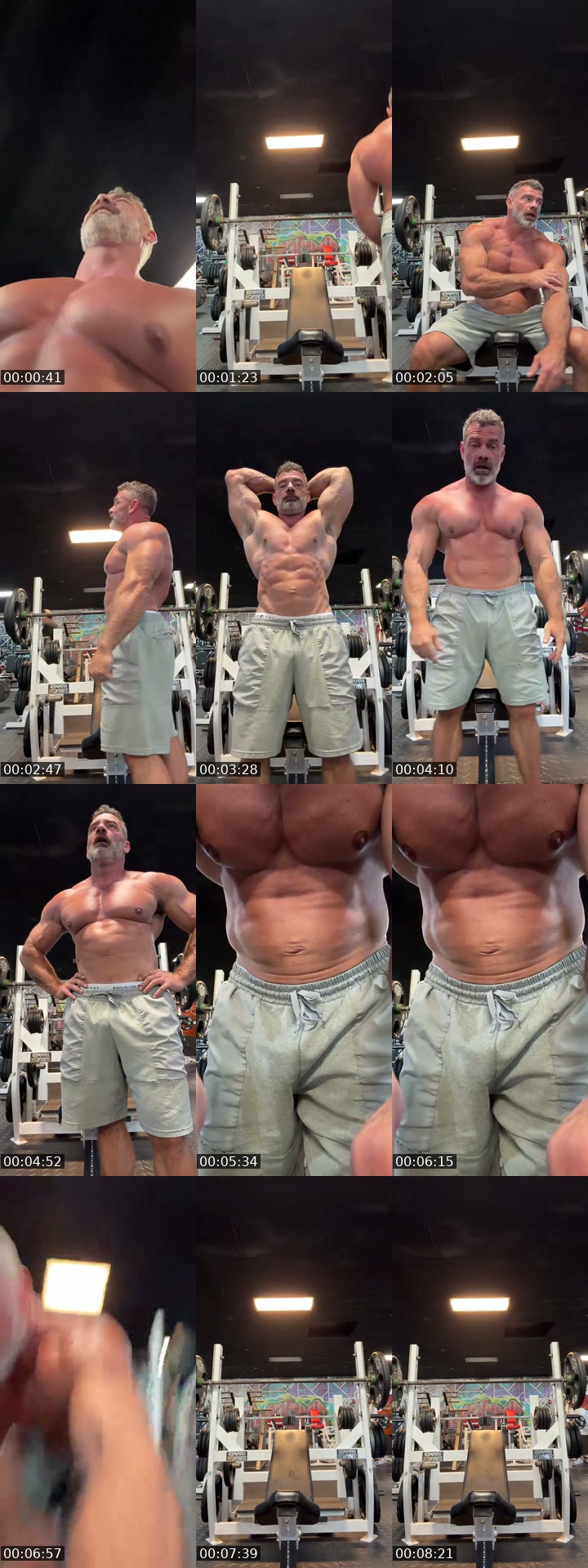 TikTok live: Chest day by @tramfitsix