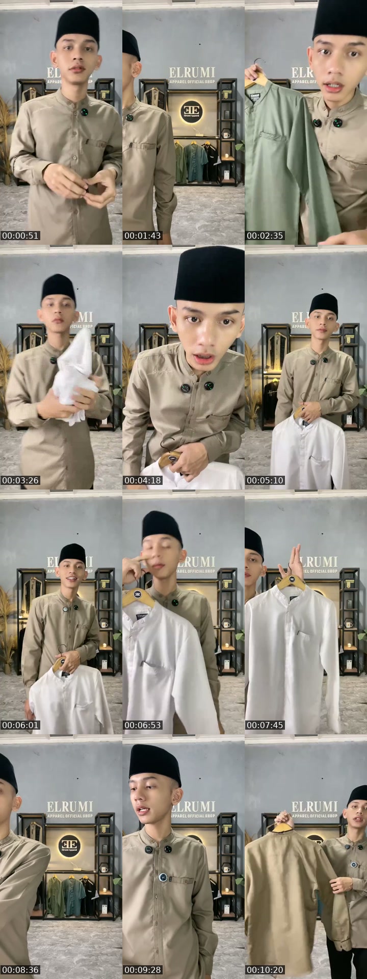 TikTok live: Promo baju koko pria by @elrumi_apparel_official