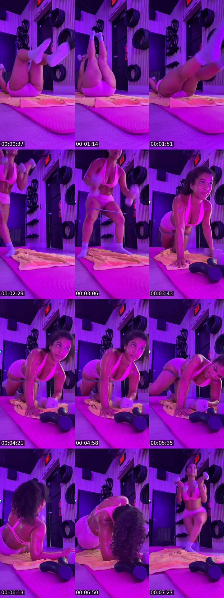 TikTok live: Pilates by @shortyyjordyy