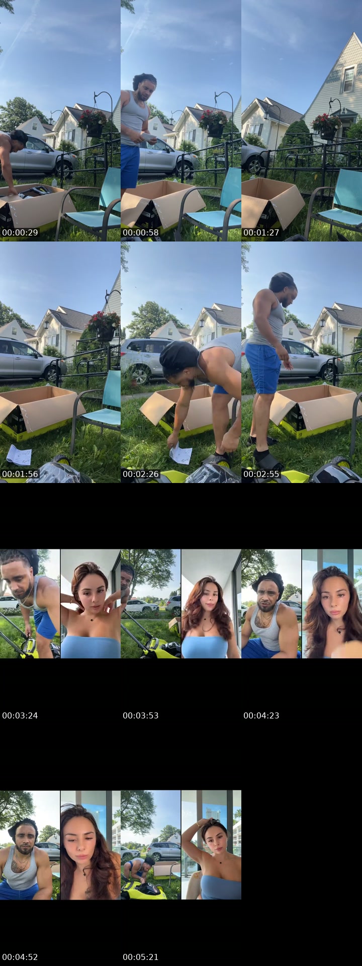 TikTok live: Morning yard work by @mor4u_heem
