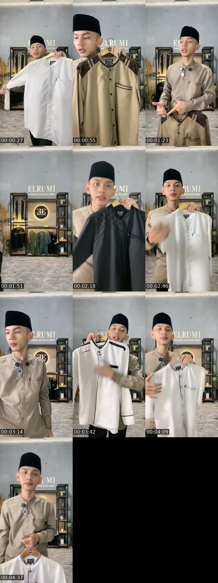 TikTok live: Promo baju koko pria by @elrumi_apparel_official