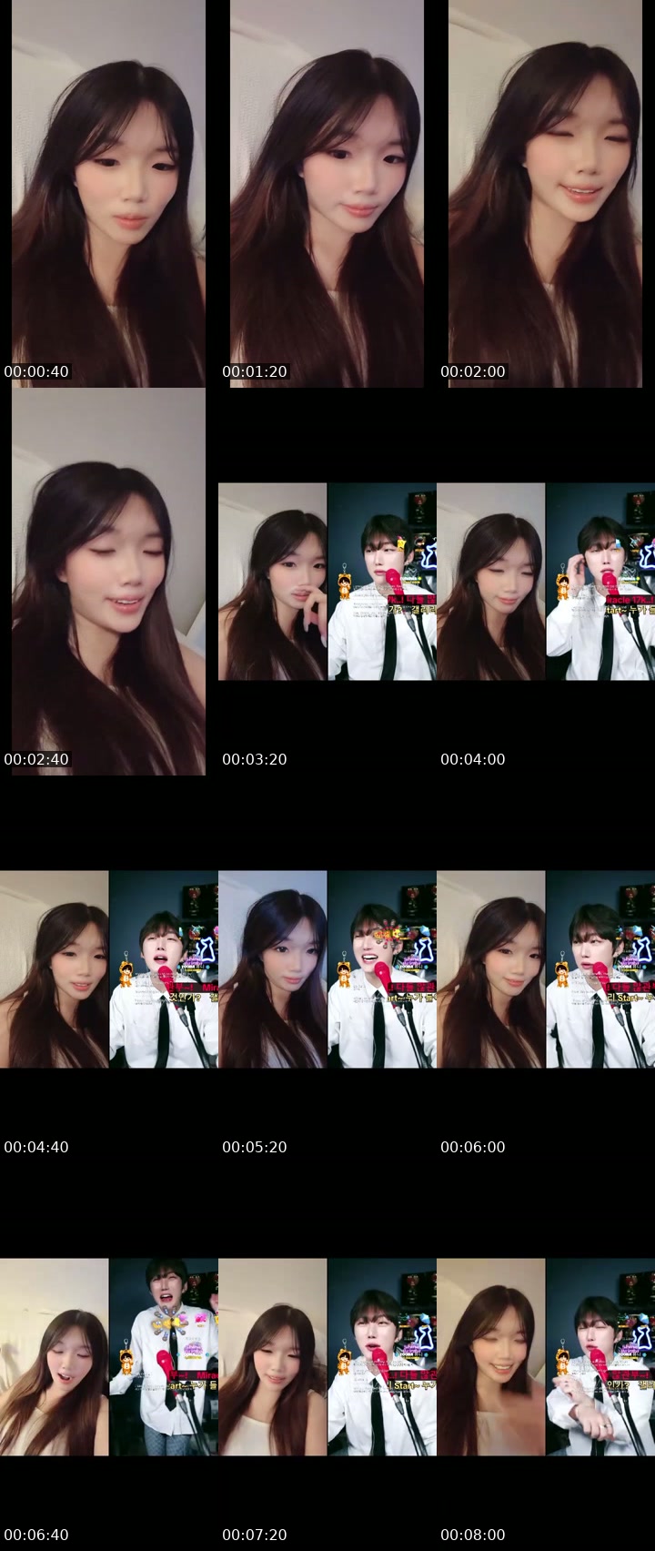 South Korea TikTok live: 밖에서 보지말구 들어와조 by @minging.00