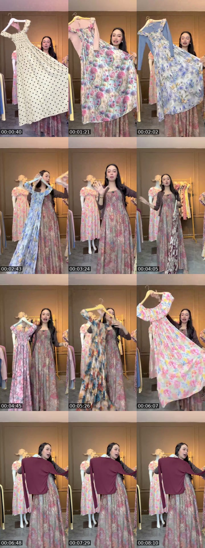 TikTok live: Marion long dress by @sirrin_girls