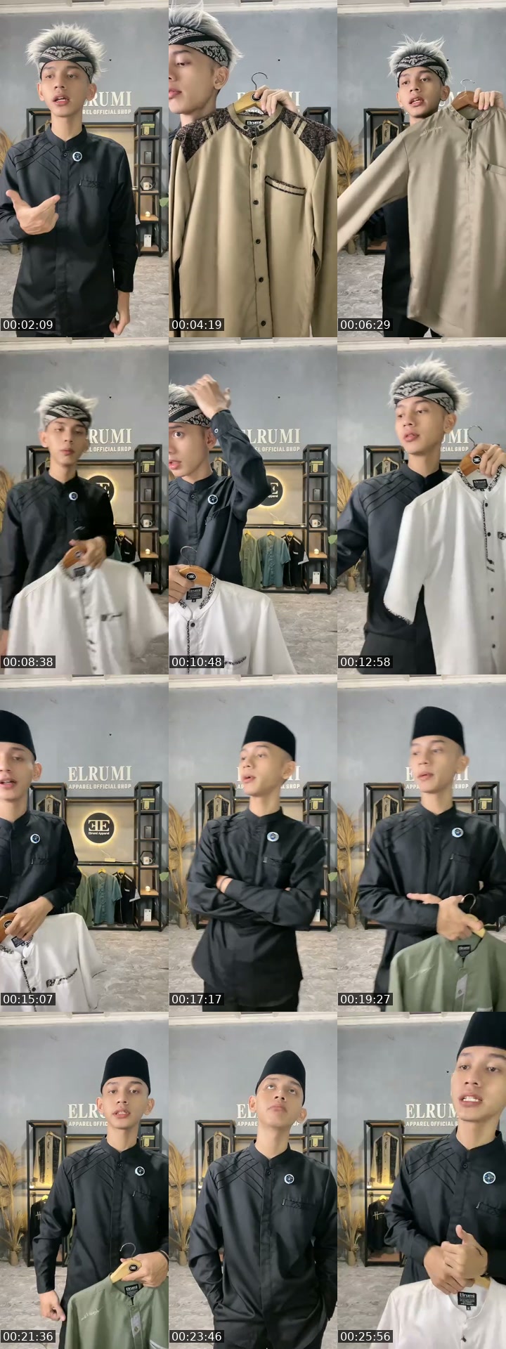 TikTok live: Promo baju koko pria by @elrumi_apparel_official