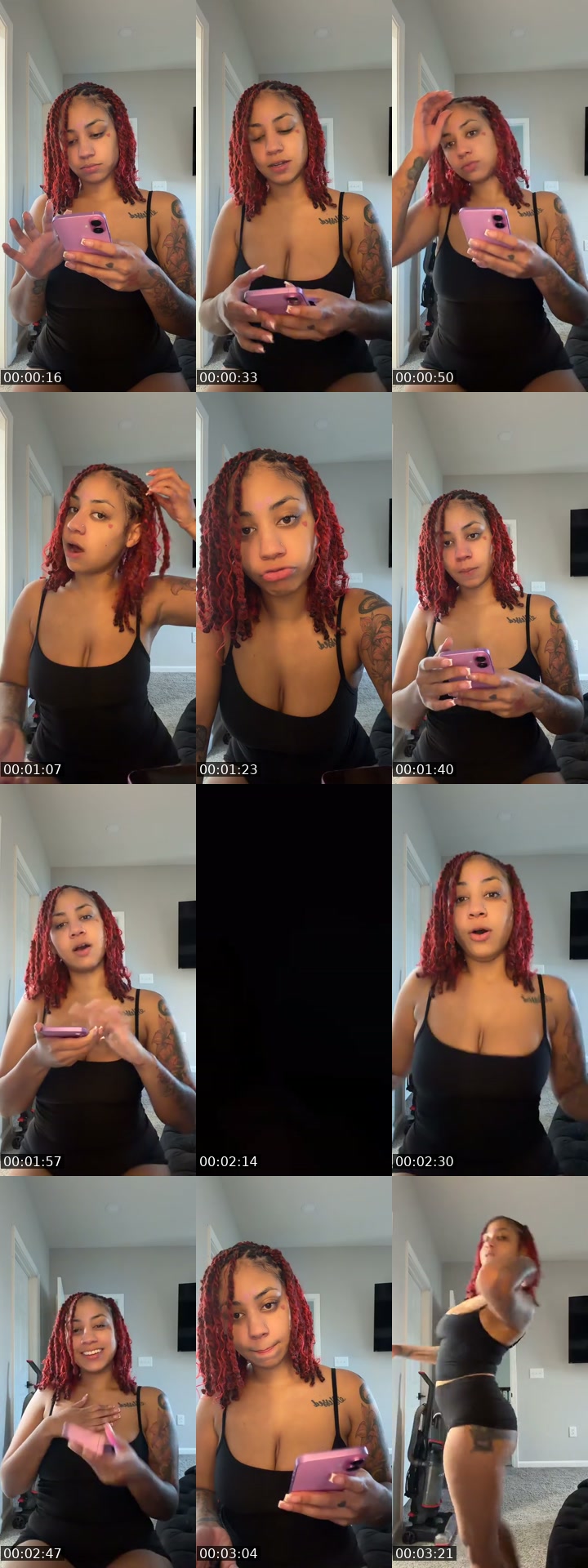 TikTok live: new film posted by @redthabaddestt