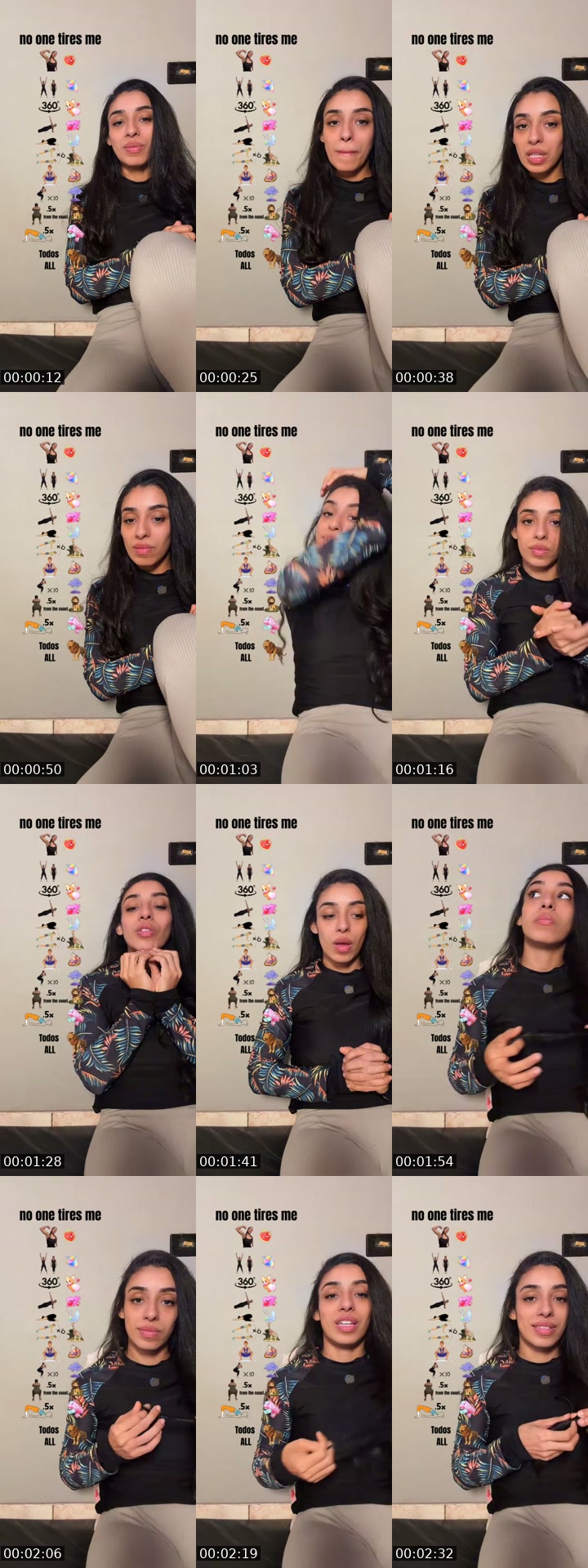 Brazil TikTok live: Live de atividade física by @moana_santos00