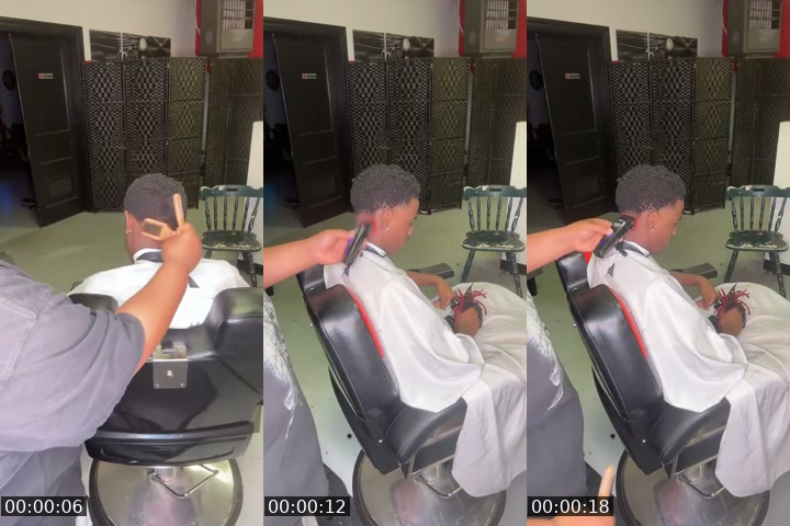 TikTok live: Chopping the dreads off by @travthabarber